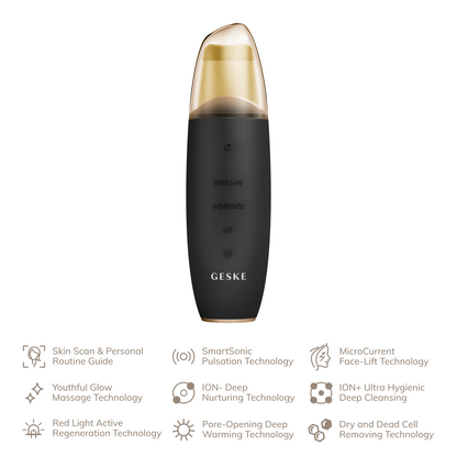 MicroCurrent Skin Scrubber &amp; Blackhead Remover | 9 in 1